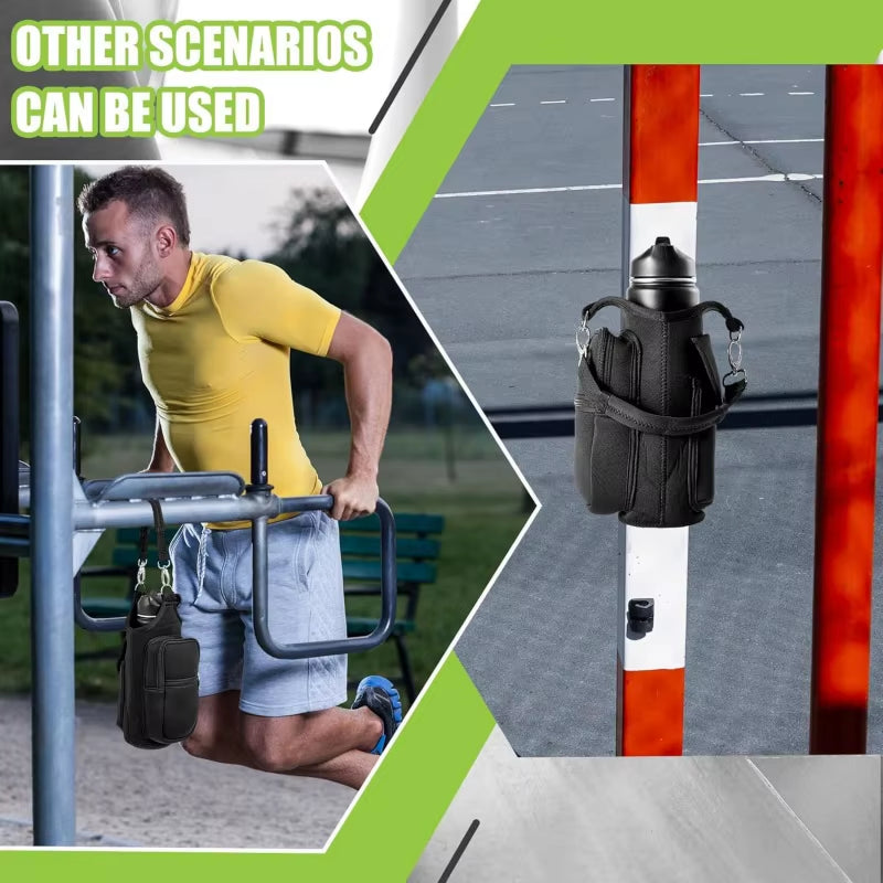 Magnetic Water Bottle Holder Gym Water Bottle Carrier Bag